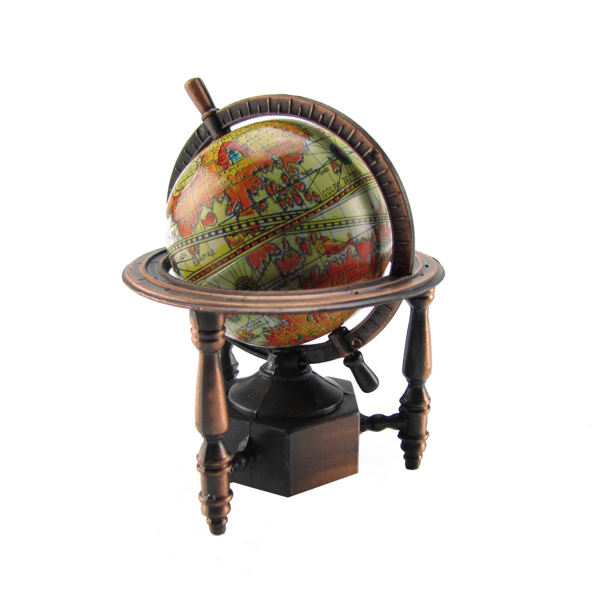 1:12 Miniature World Globe Dollhouse Pencil Sharpener - Image 2