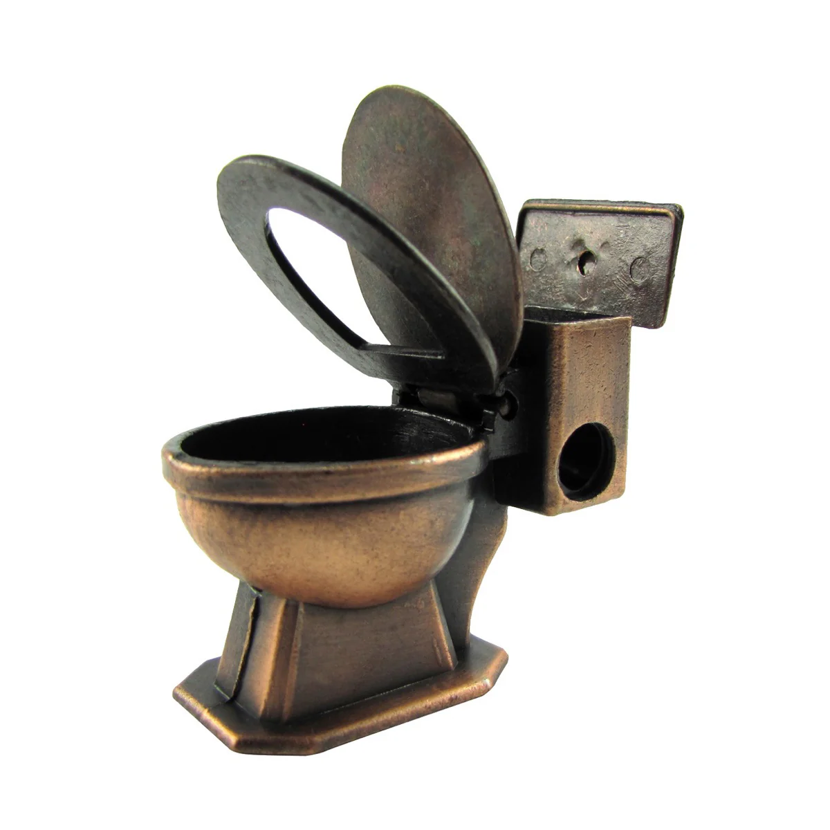 1:12 Scale Dollhouse Metal Toilet Accessory Pencil Sharpener - Image 3