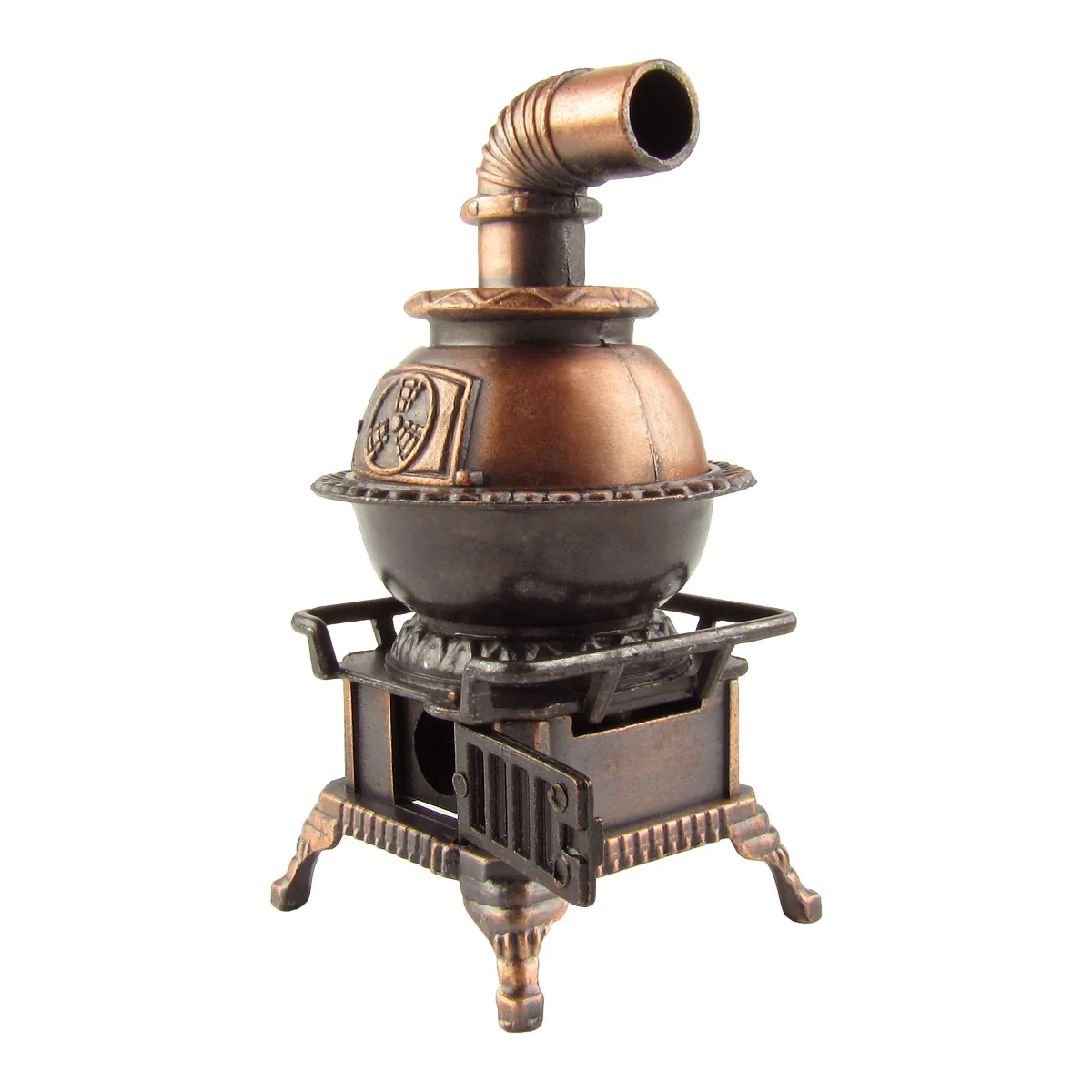 1:12 Scale Miniature Pot Belly Stove Dollhouse Accessory - Image 4