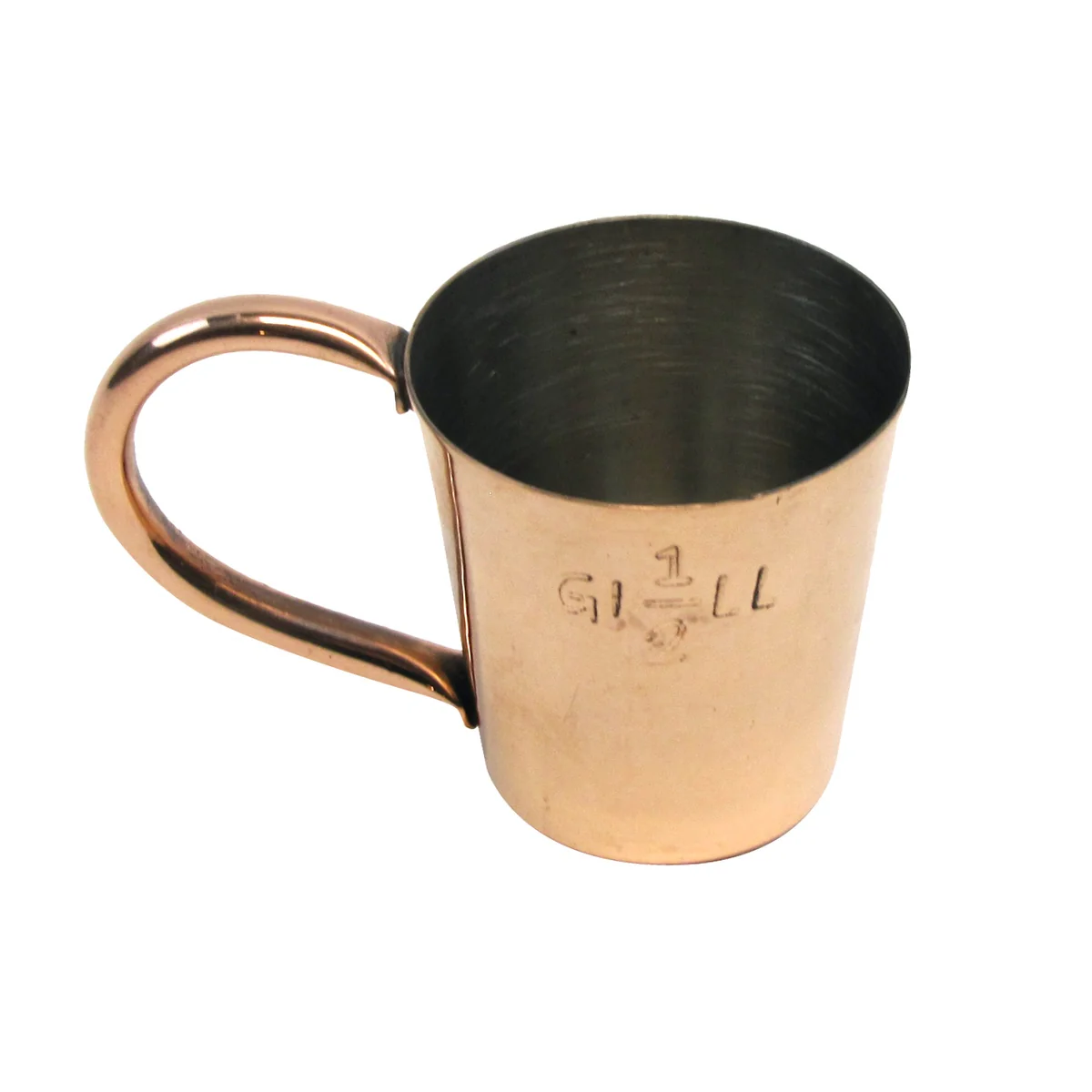 1/2 Gill Copper Naval Rum Ration Drink Glass Vintage Cocktail Measure Shot Cup