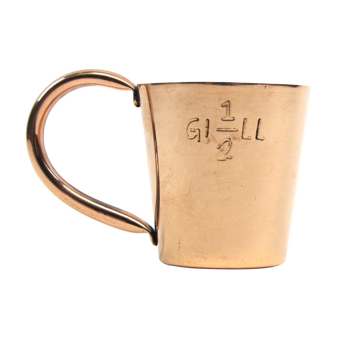 1/2 Gill Copper Naval Rum Ration Drink Glass Vintage Cocktail Measure Shot Cup - Image 2
