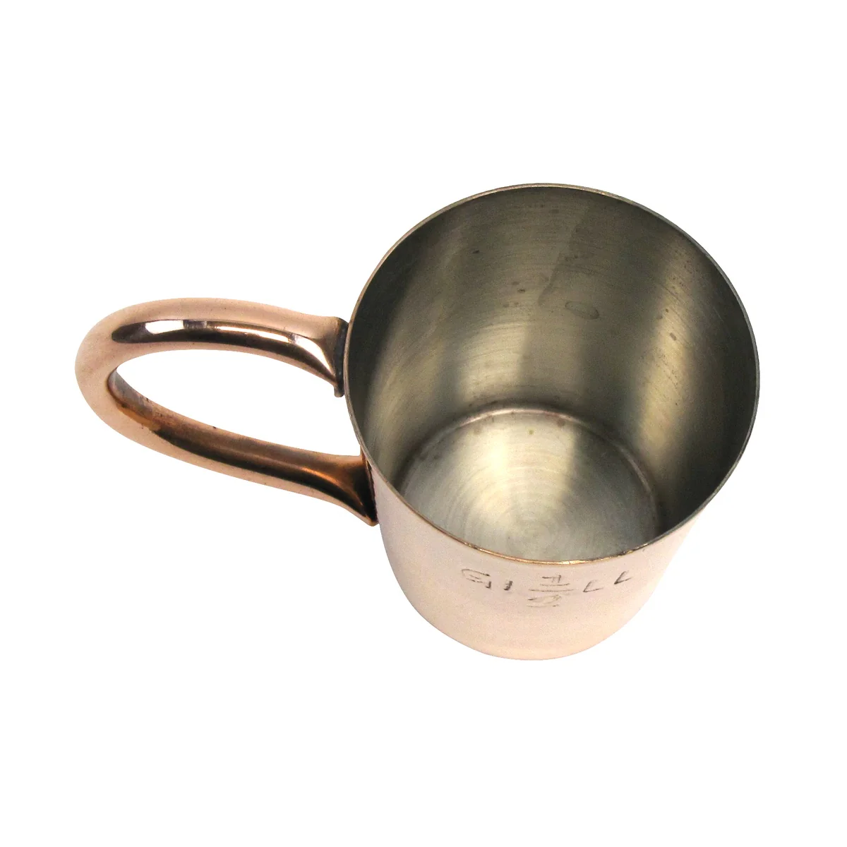 1/2 Gill Copper Naval Rum Ration Drink Glass Vintage Cocktail Measure Shot Cup - Image 3
