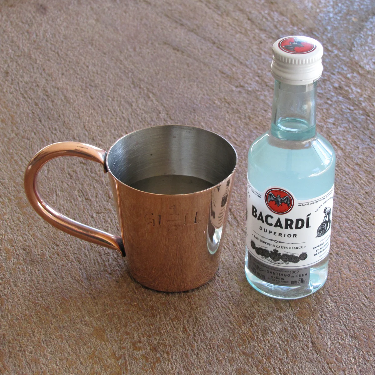 1/2 Gill Copper Naval Rum Ration Drink Glass Vintage Cocktail Measure Shot Cup - Image 5