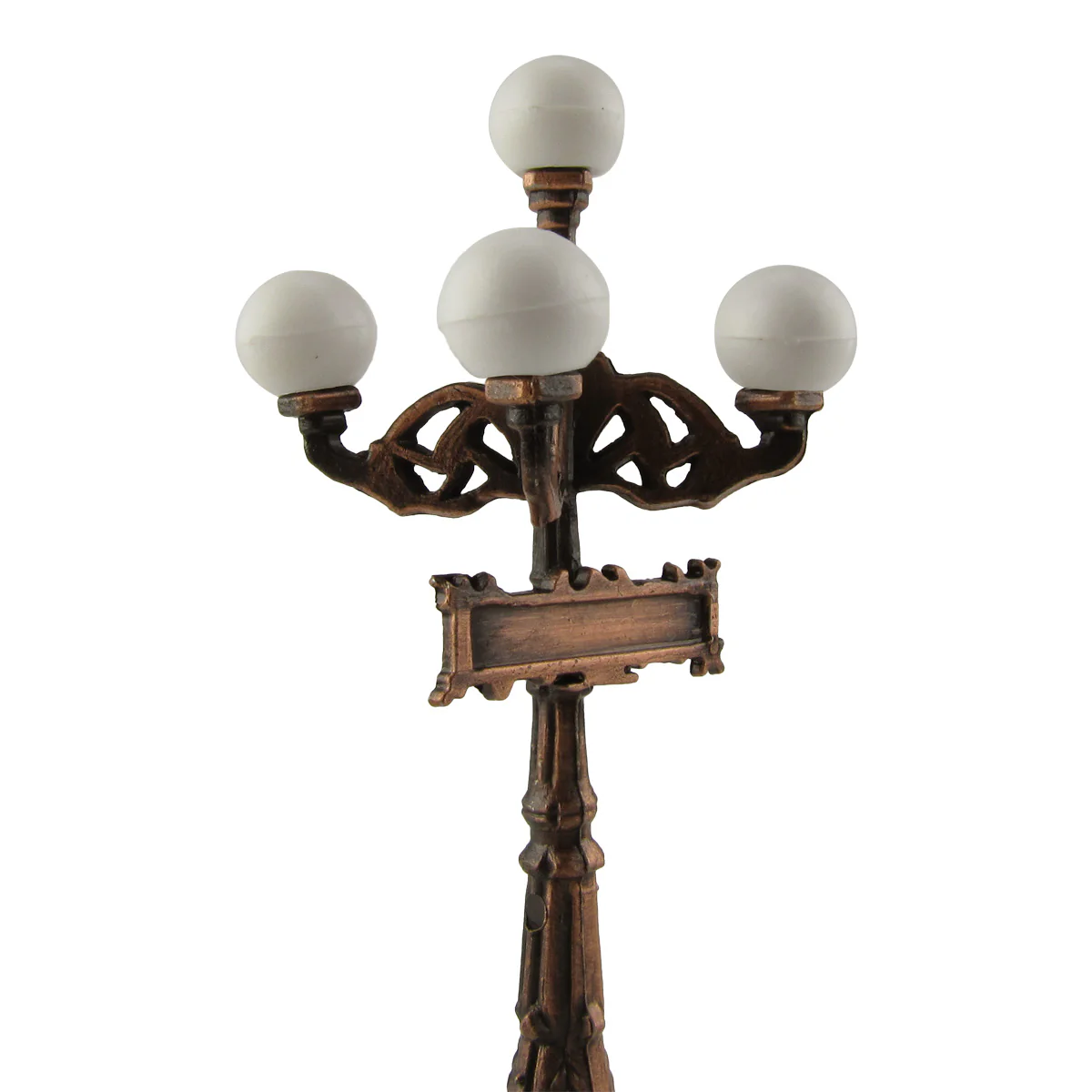 1:24 Scale Model Miniature Metal Lamp Post Diorama Accessory - Image 3