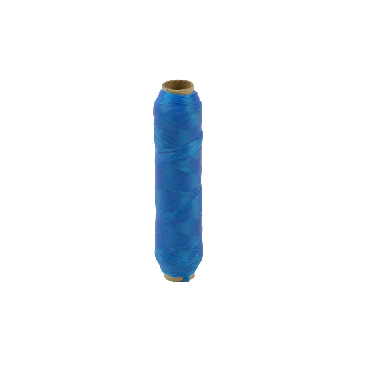 1 Single Bobbin Sinew Blue Artificial Craft Bead Thread Spool Poly Waxed Sinue