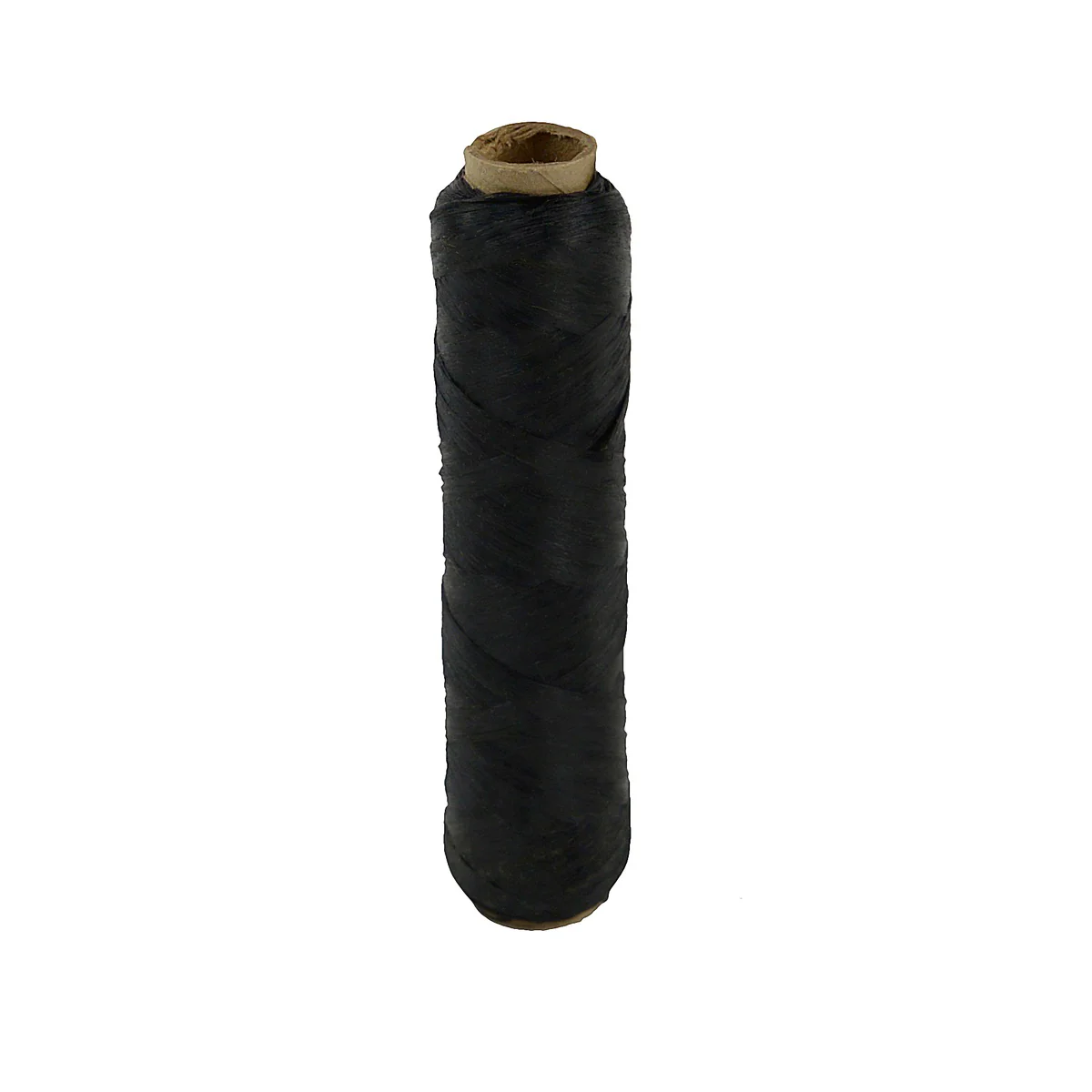 1 Single Spool Sinew Black Artificial Craft Bead Thread Bobbin Poly Waxed Sinue