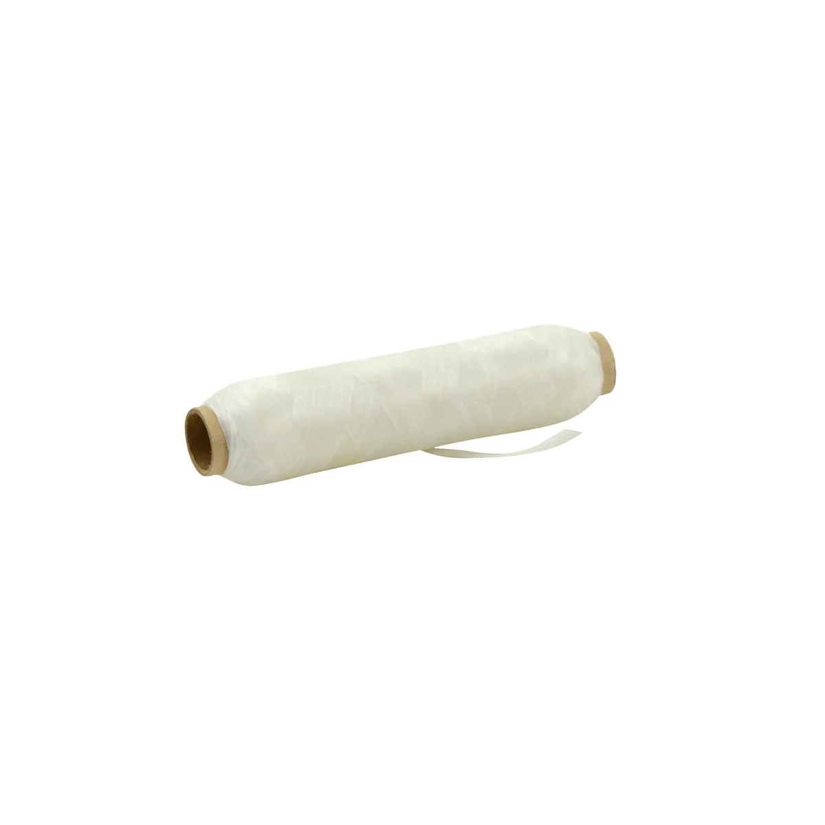 1 Single Spool Sinew White Artificial Craft Bead Thread Bobbin Poly Waxed Sinue - Image 2