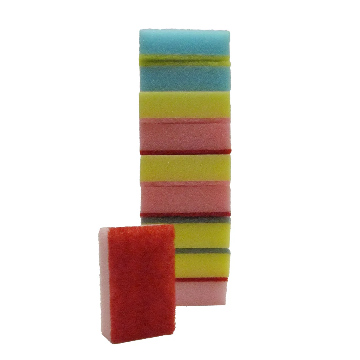 10 Dish Washing Scour Pad Household Scrub Cleaning Supplies Bath Kitchen Sponges