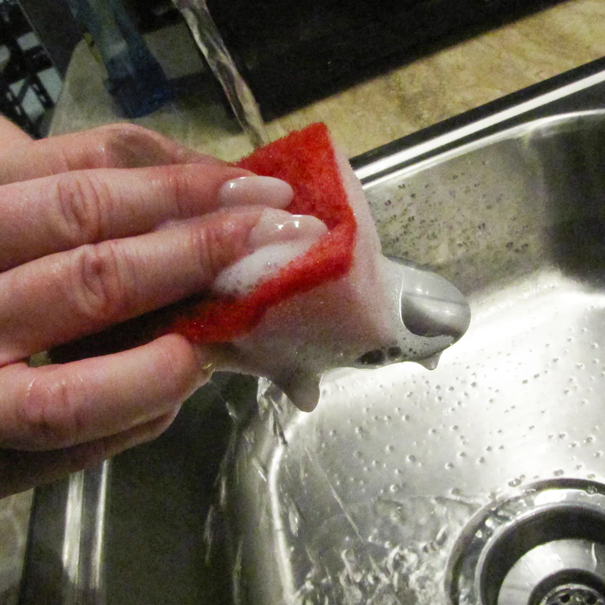 10 Dish Washing Scour Pad Household Scrub Cleaning Supplies Bath Kitchen Sponges - Image 4