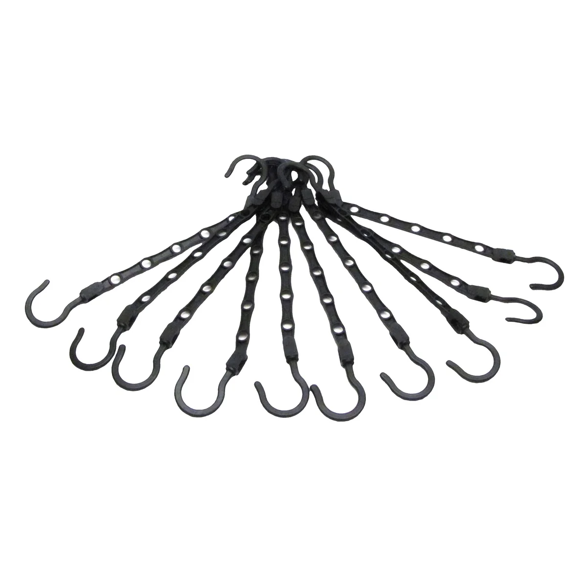 10 Pk Space Saving Plastic Hanger Hooks Clothes Hangers Closet Storage Organizer