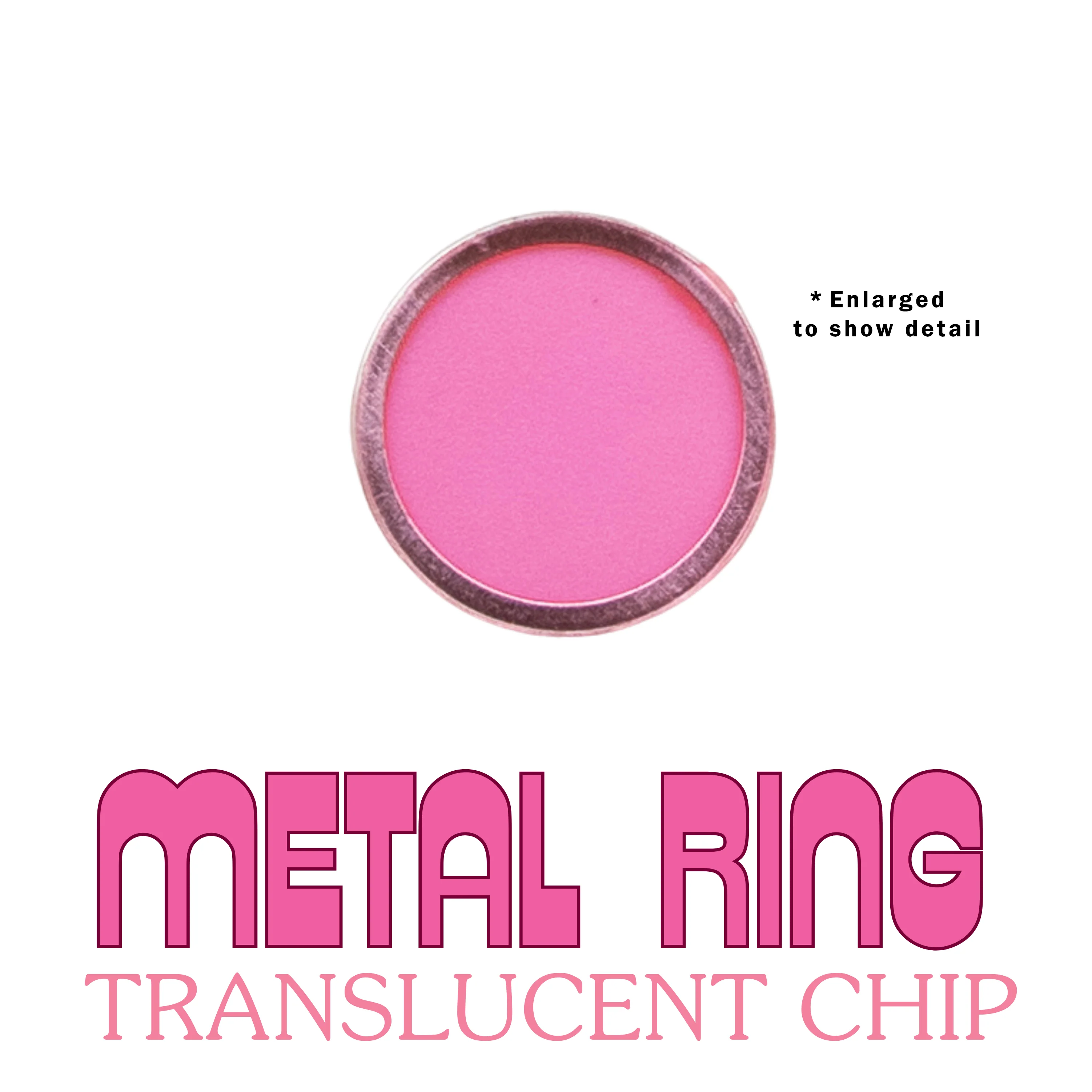 100 Clear Pink 3/4" Plastic Bingo Chips Magnetic Wand Hard Card Game Markers Set - Image 5