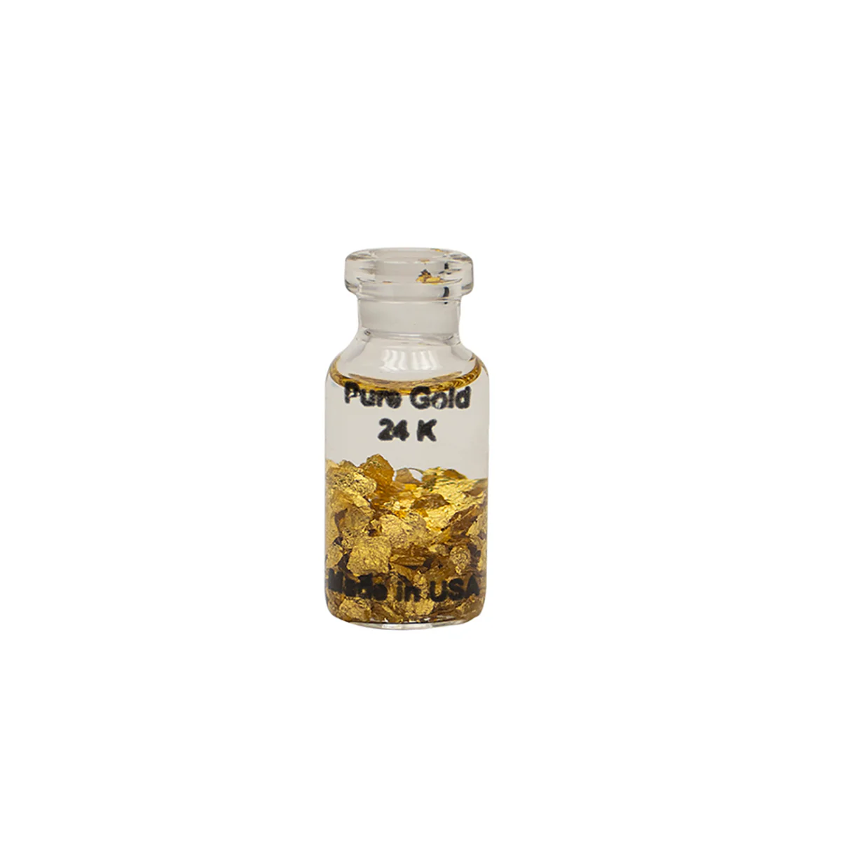 100% Real 14 karat Gold Leaf Flakes Bottle