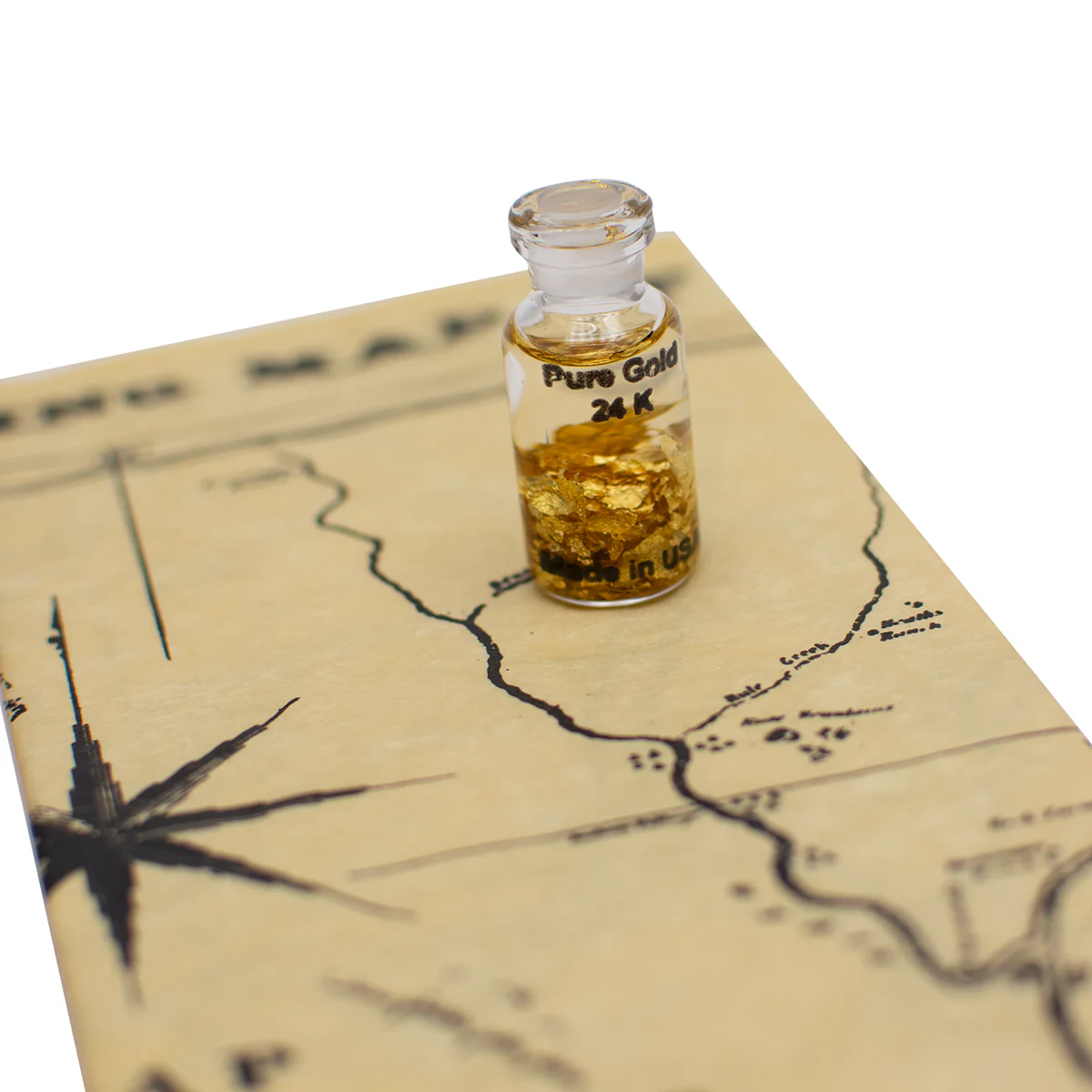 100% Real 14 karat Gold Leaf Flakes Bottle - Image 3