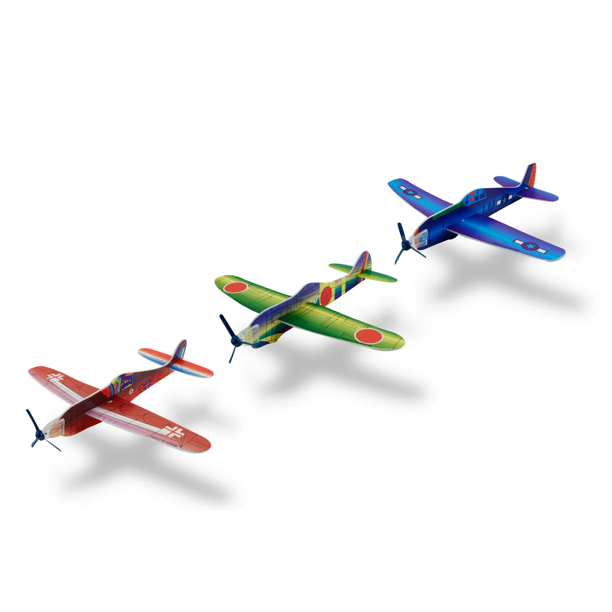12 Foam Flying Toy Airplanes Glider Planes Prop Set Gift Bag Filler Party Favors - Image 2