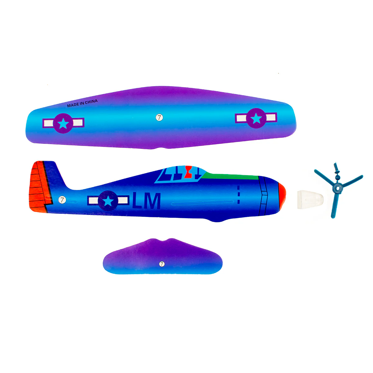 12 Foam Flying Toy Airplanes Glider Planes Prop Set Gift Bag Filler Party Favors - Image 3
