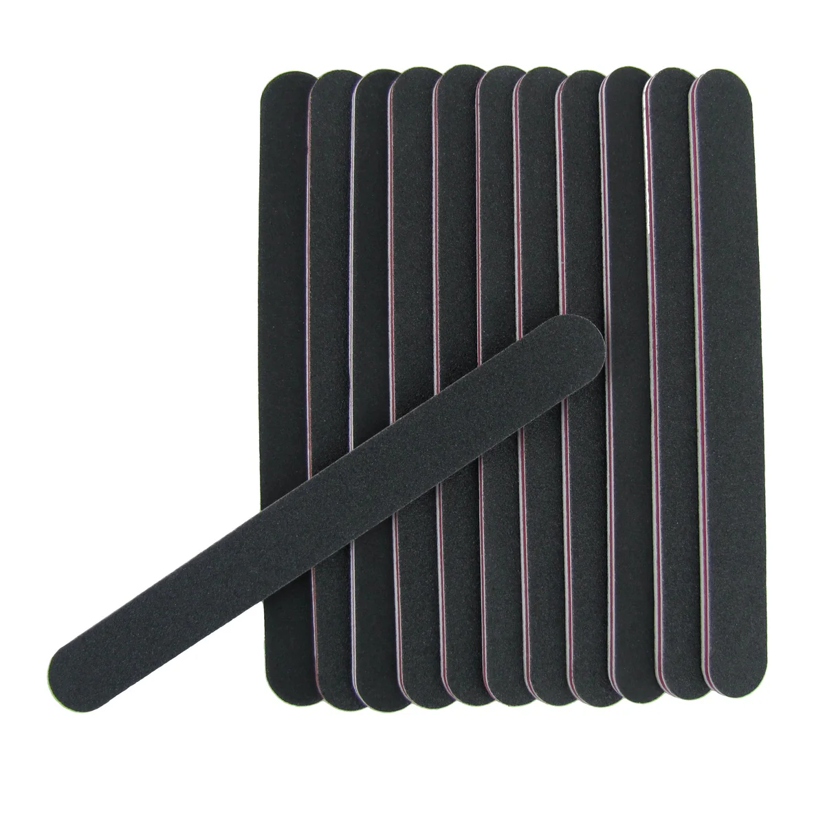 12pc Emery Board Nail File Set Fingernail Toe Care Buffer Manicure Pedicure Tool