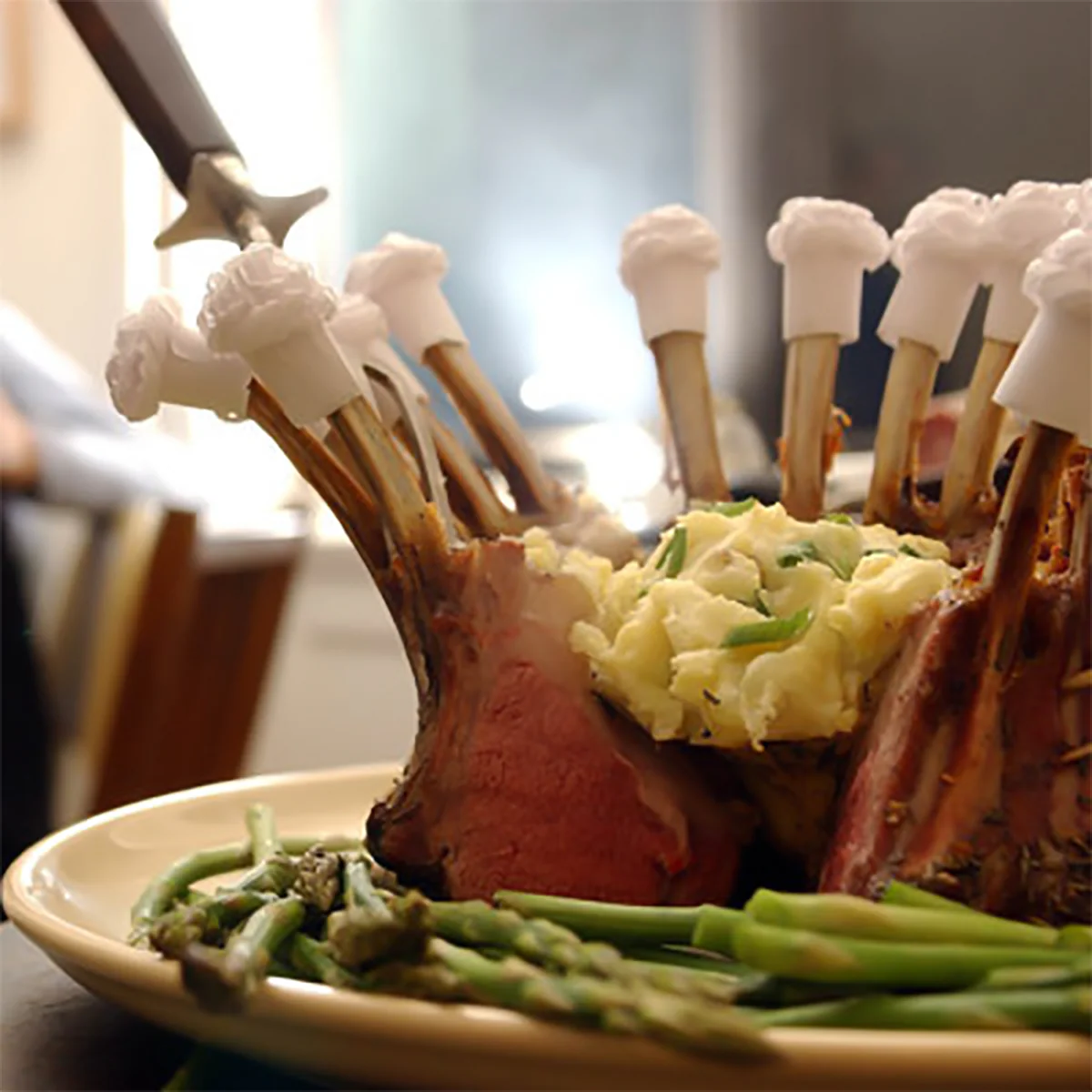 12pc Paper Pork Lamb Chop Frill Decorative Chicken Leg Holders Food Presentation - Image 4