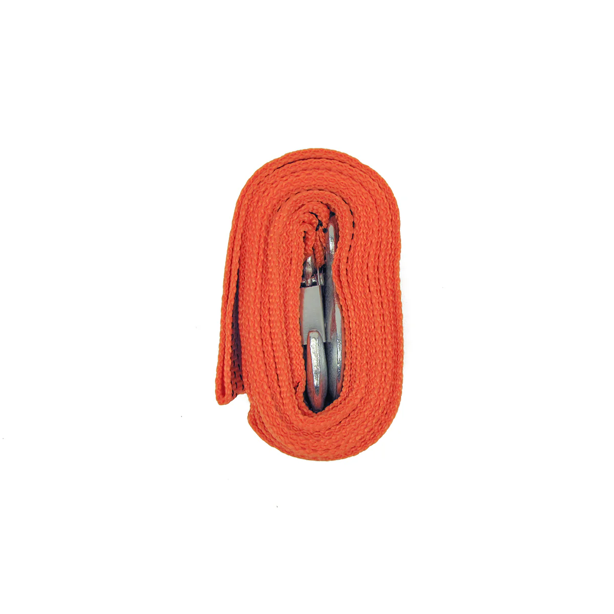 13ft 3300LB Auto Car Orange Nylon Roadside Emergency Heavy Duty Tow Rope Hook - Image 2