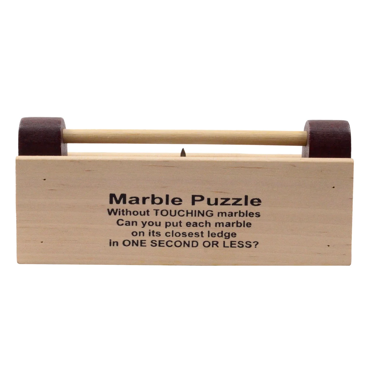 2 Marbles Puzzle Adult IQ Game Brain Teaser Toy Joke - Image 4