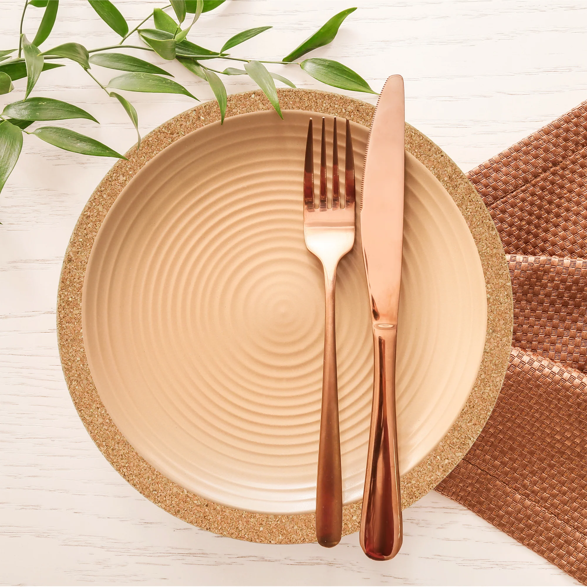 2 Pack Heat Resistant Circle Cork Pads Round Non-Slip Oven Trivet Hot Pan Holder - Image 8