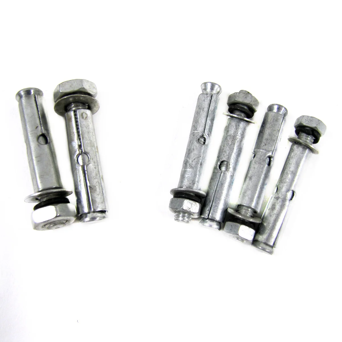 20pc Concrete Masonry Nut Bolt Anchor Sleeve Assortment DIY Project Hardware Kit - Image 5