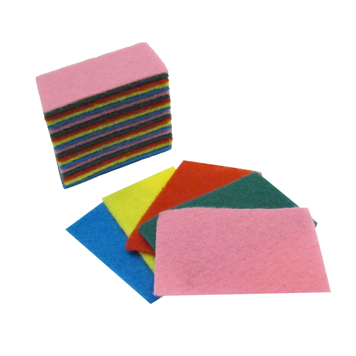24 Dish Washing Scour Pad Household Scrub Bath Shower Kitchen Cleaning Supplies