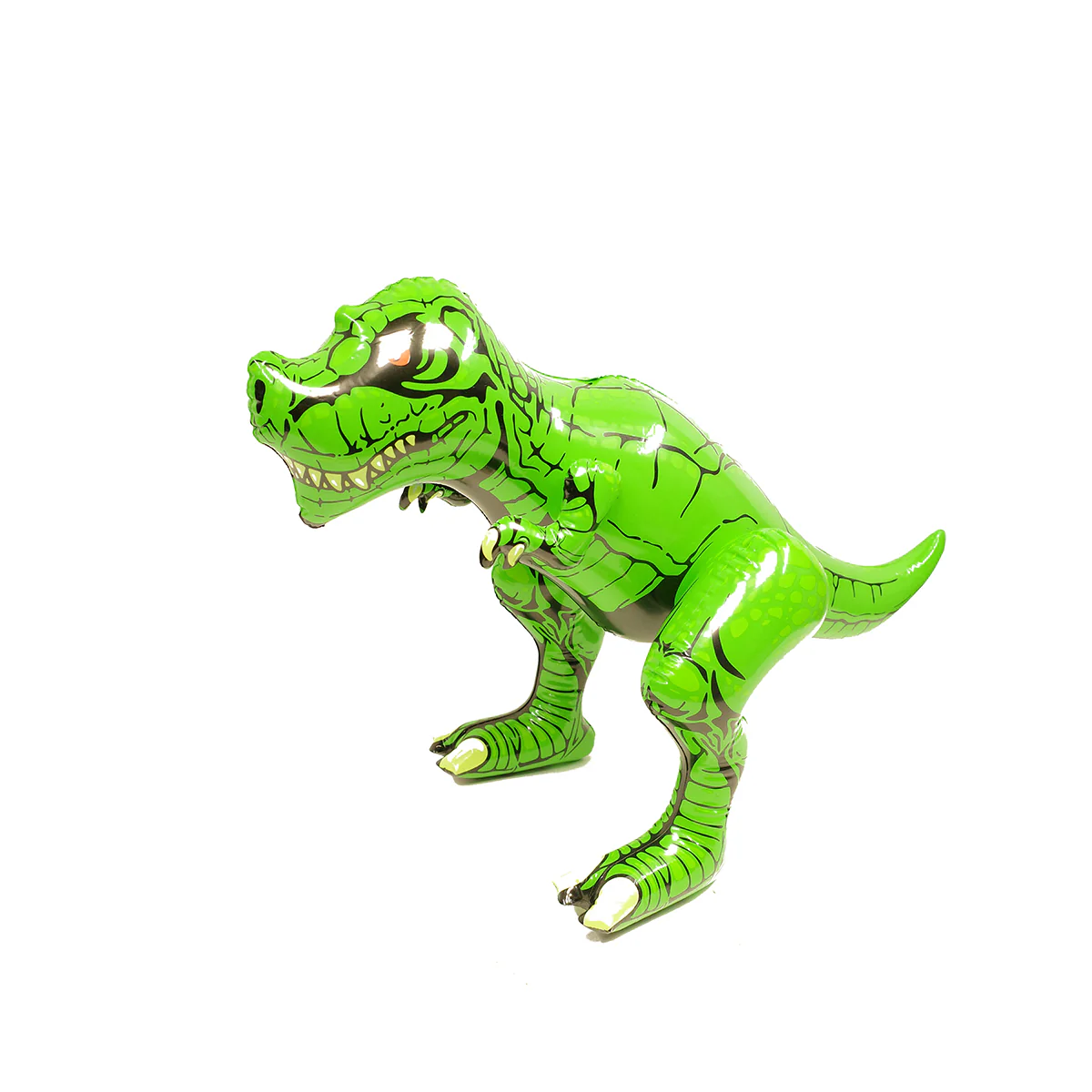 24" Inflatable T Rex Swim Pool Dinosaur Water Float Blow Kids Party Toy Floaties - Image 2
