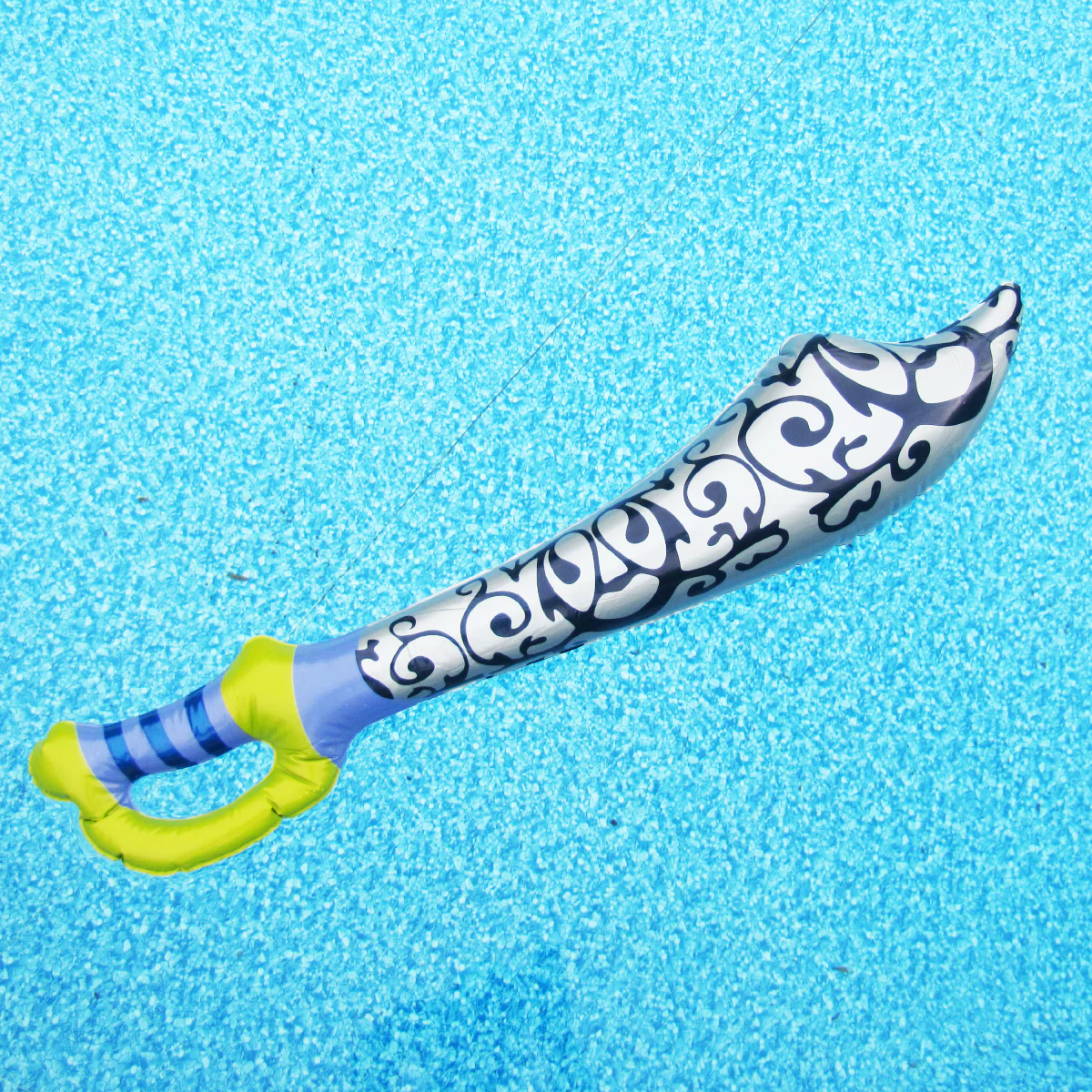 27" Inflatable Pirate Sword Swim Pool Water Float Kid Adult Blow Toy Party Decor - Image 5