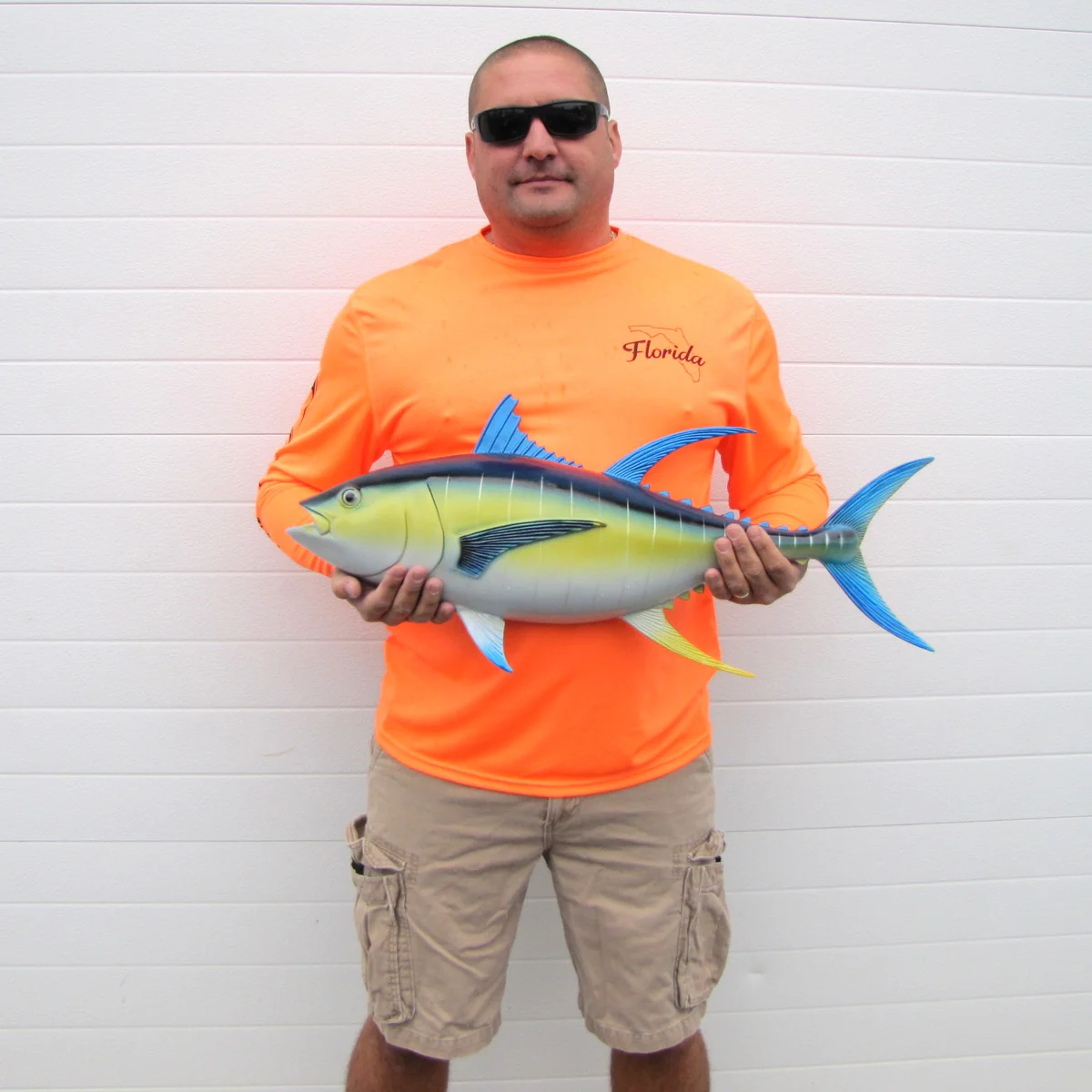 28" Bluefin Tuna Saltwater Fish Plaque Hand Paint Lifelike Wall Mount Taxidermy - Image 7