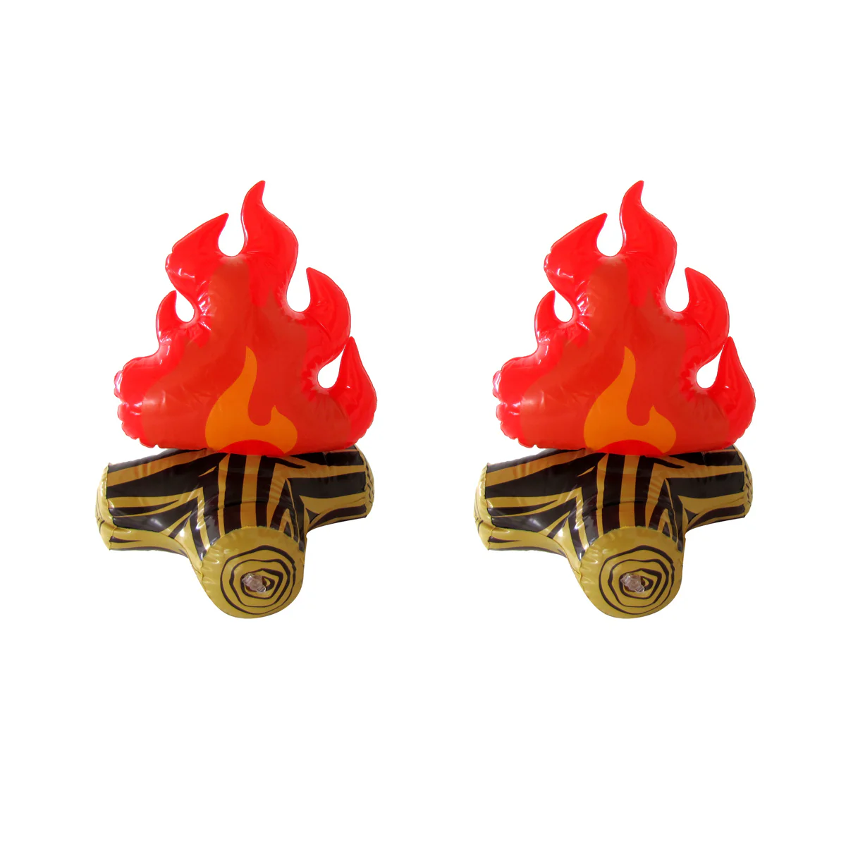2pc Inflatable Fake Campfire Blow Up Bonfire Fireplace Camping Pool Party Decor - Image 9