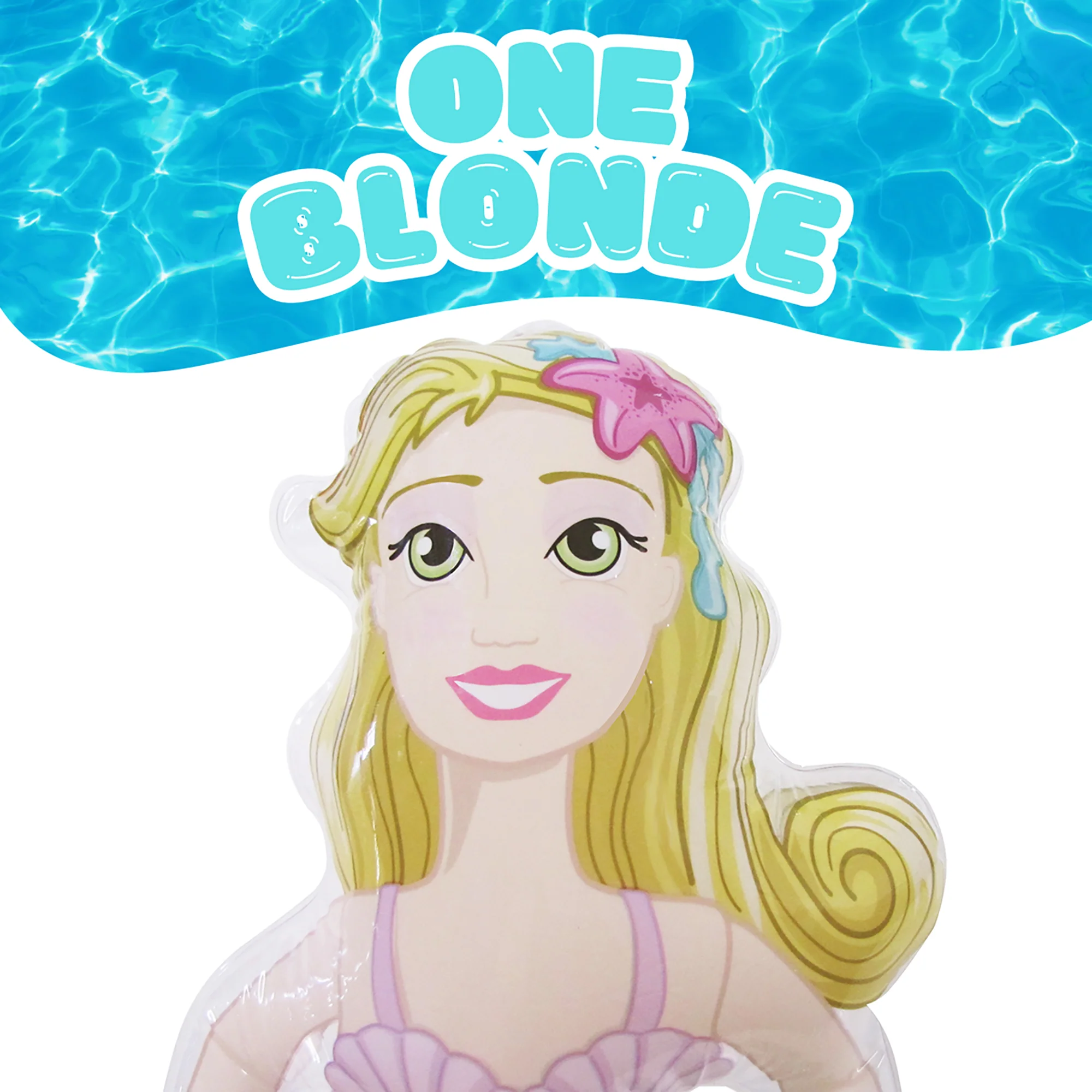 2pc Inflatable Mermaid Pool Float Water Floatie Kids Toy Birthday Party Decor - Image 6