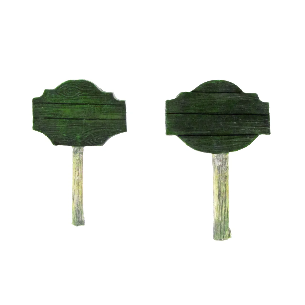 2pc Mini Welcome Believe Yard Sign Set Fairy Garden Accessory Dollhouse Decor - Image 2