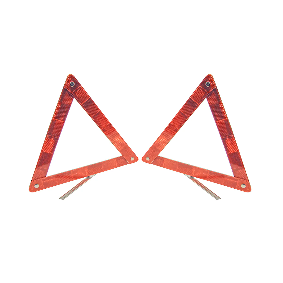 2pc Red Reflective Safety Reflector Roadside Emergency Essentials Warn Triangle