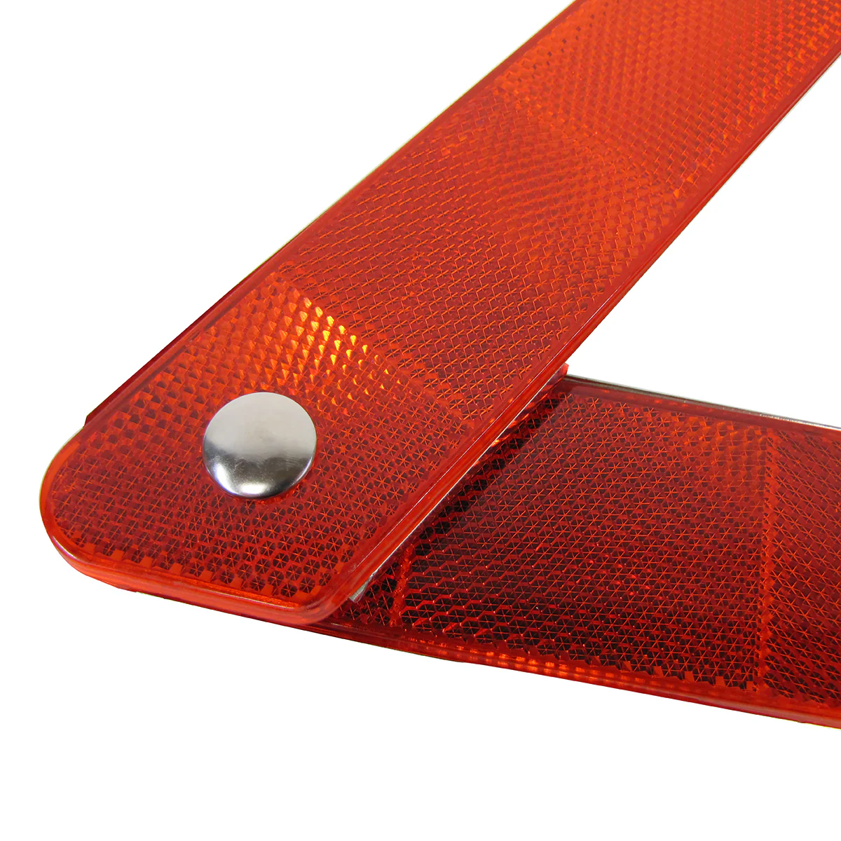 2pc Red Reflective Safety Reflector Roadside Emergency Essentials Warn Triangle - Image 3