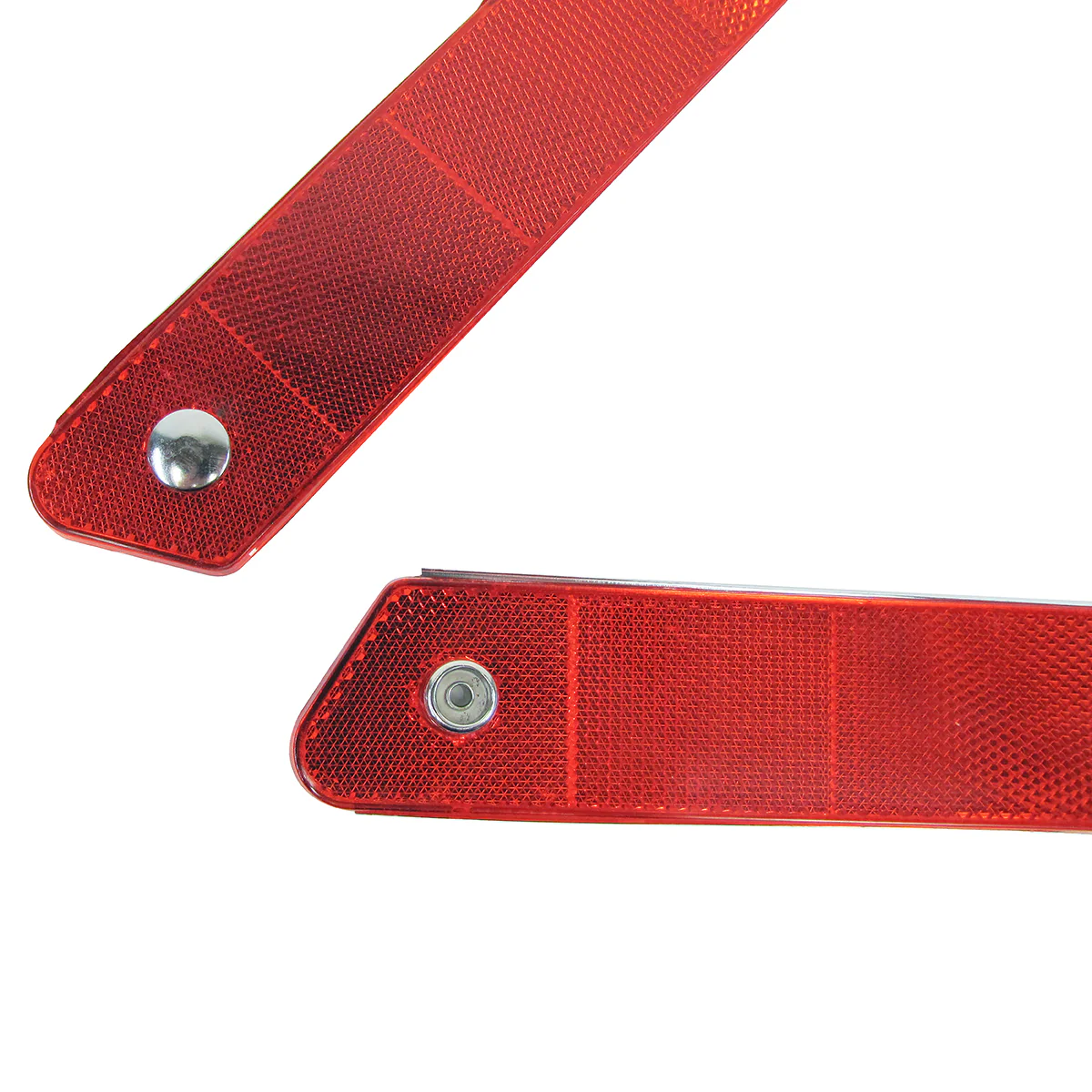 2pc Red Reflective Safety Reflector Roadside Emergency Essentials Warn Triangle - Image 4