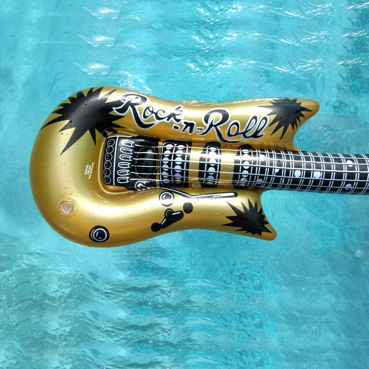2pc Set 40" Inflatable Guitar Blow Toy Floaties Swim Pool Party Prop Water Float - Image 3