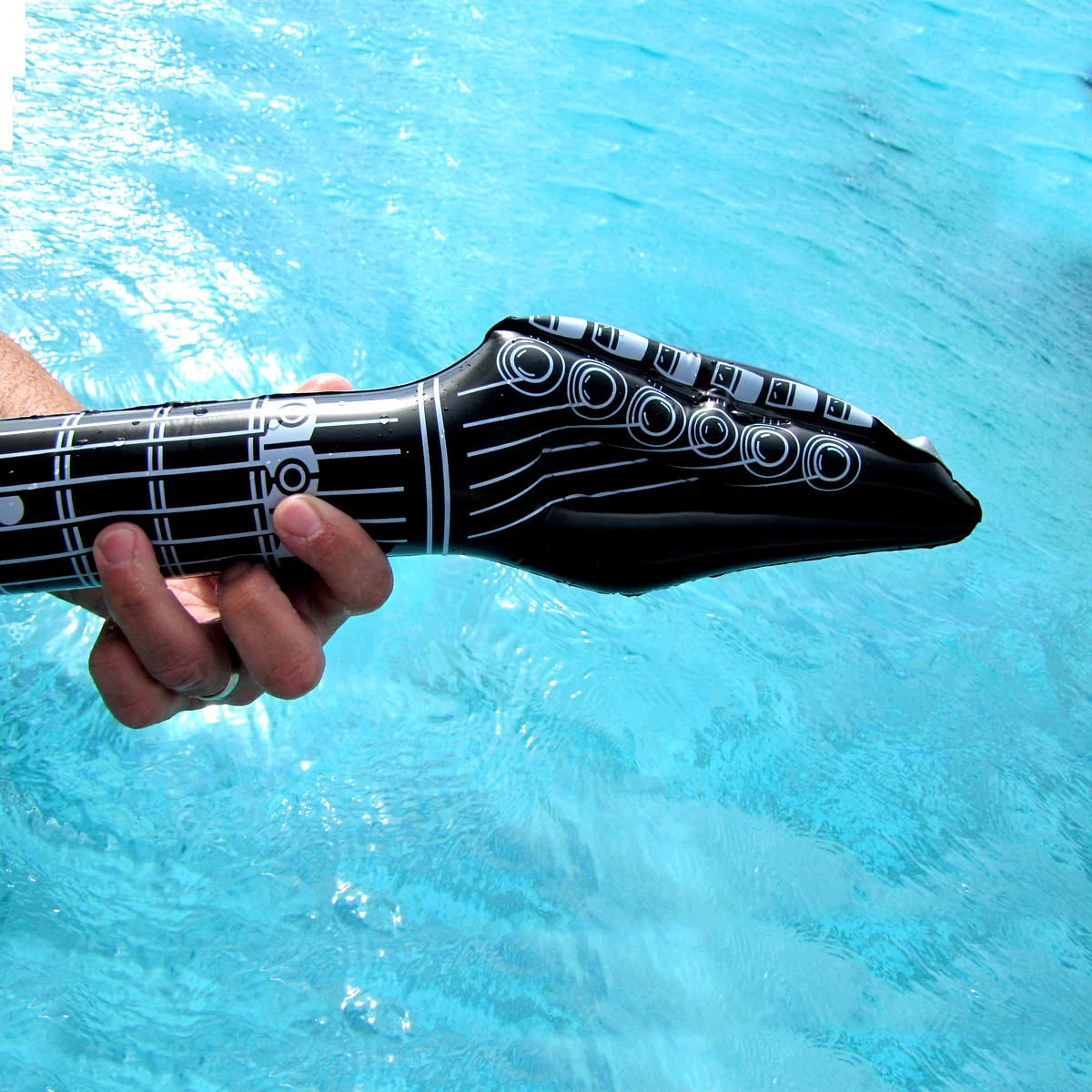 2pc Set 40" Inflatable Guitar Blow Toy Floaties Swim Pool Party Prop Water Float - Image 8