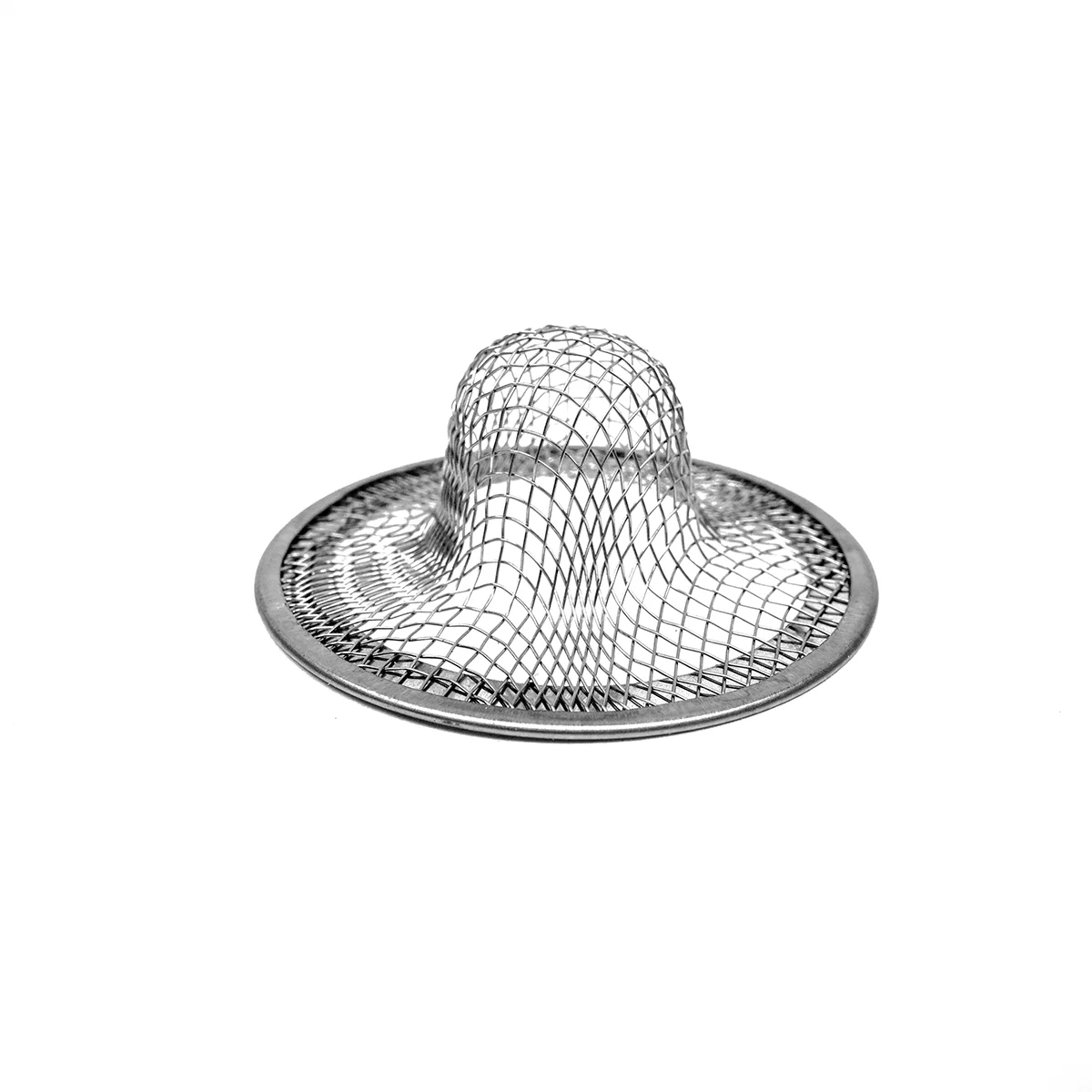 2pc Stainless Steel Kitchen Sink Strainer Stop Bath Tub Hair Catch Drain Filter - Image 2