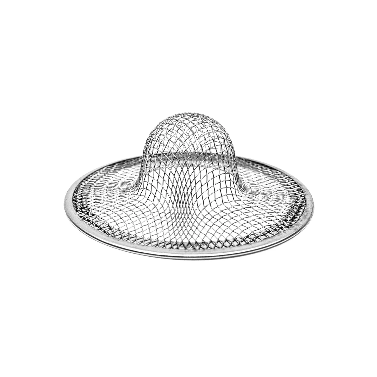 2pc Stainless Steel Kitchen Sink Strainer Stop Bath Tub Hair Catch Drain Filter - Image 3