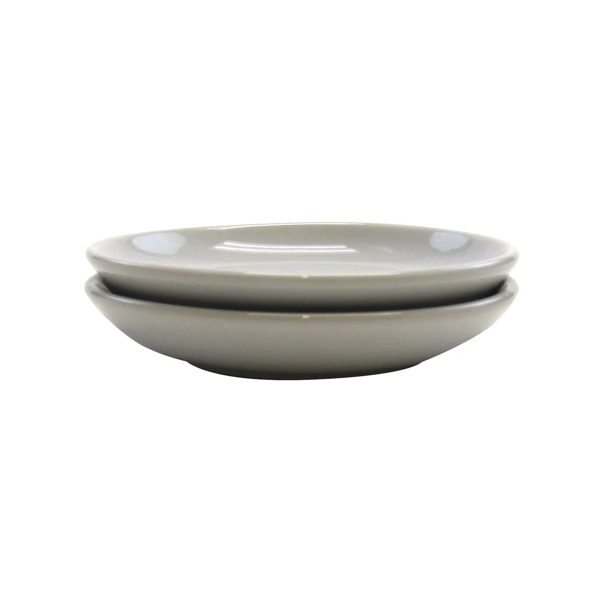 2pc White Ceramic Sushi Soy Sauce Holder Dish Set Porcelain Condiment Dip Plate - Image 2