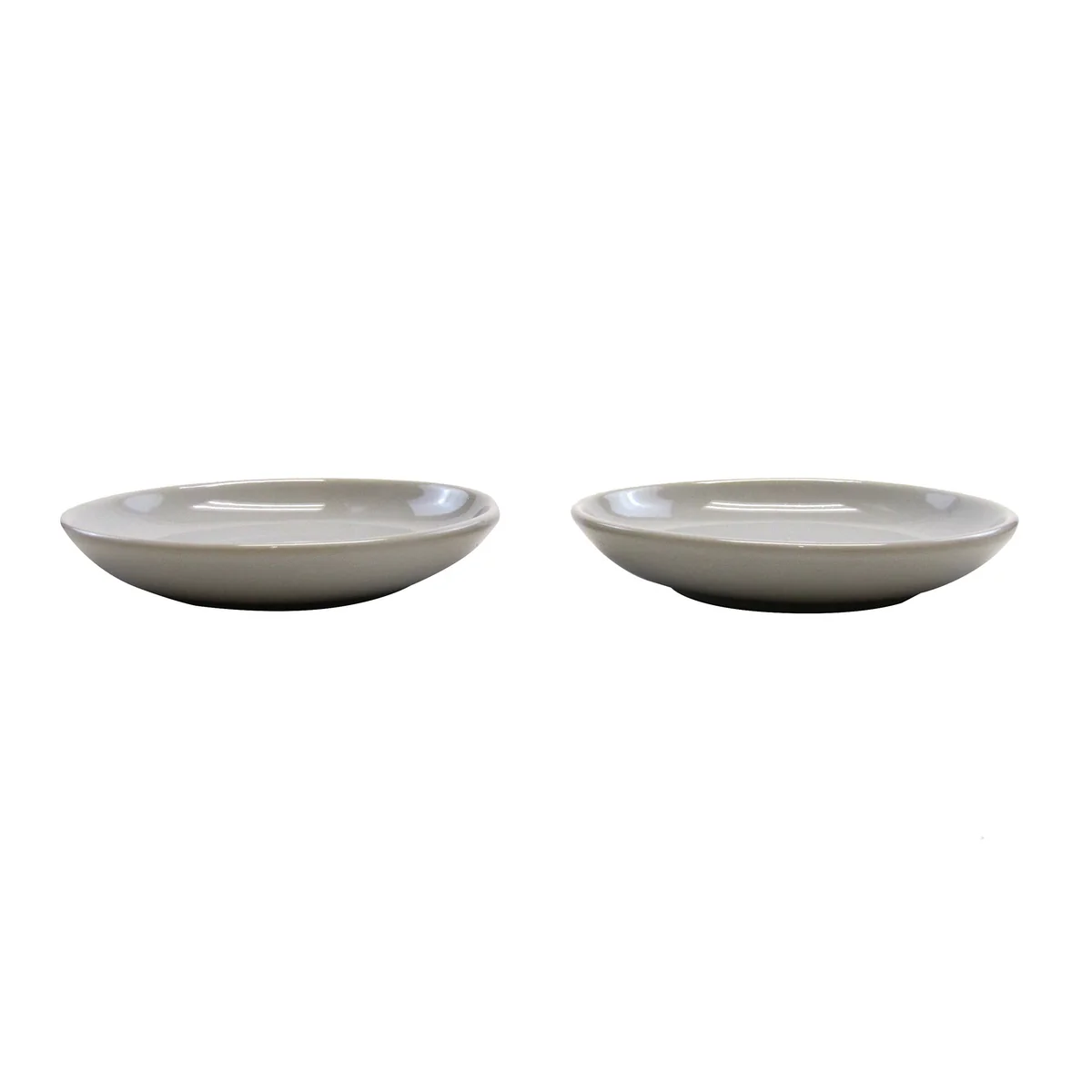 2pc White Ceramic Sushi Soy Sauce Holder Dish Set Porcelain Condiment Dip Plate - Image 3