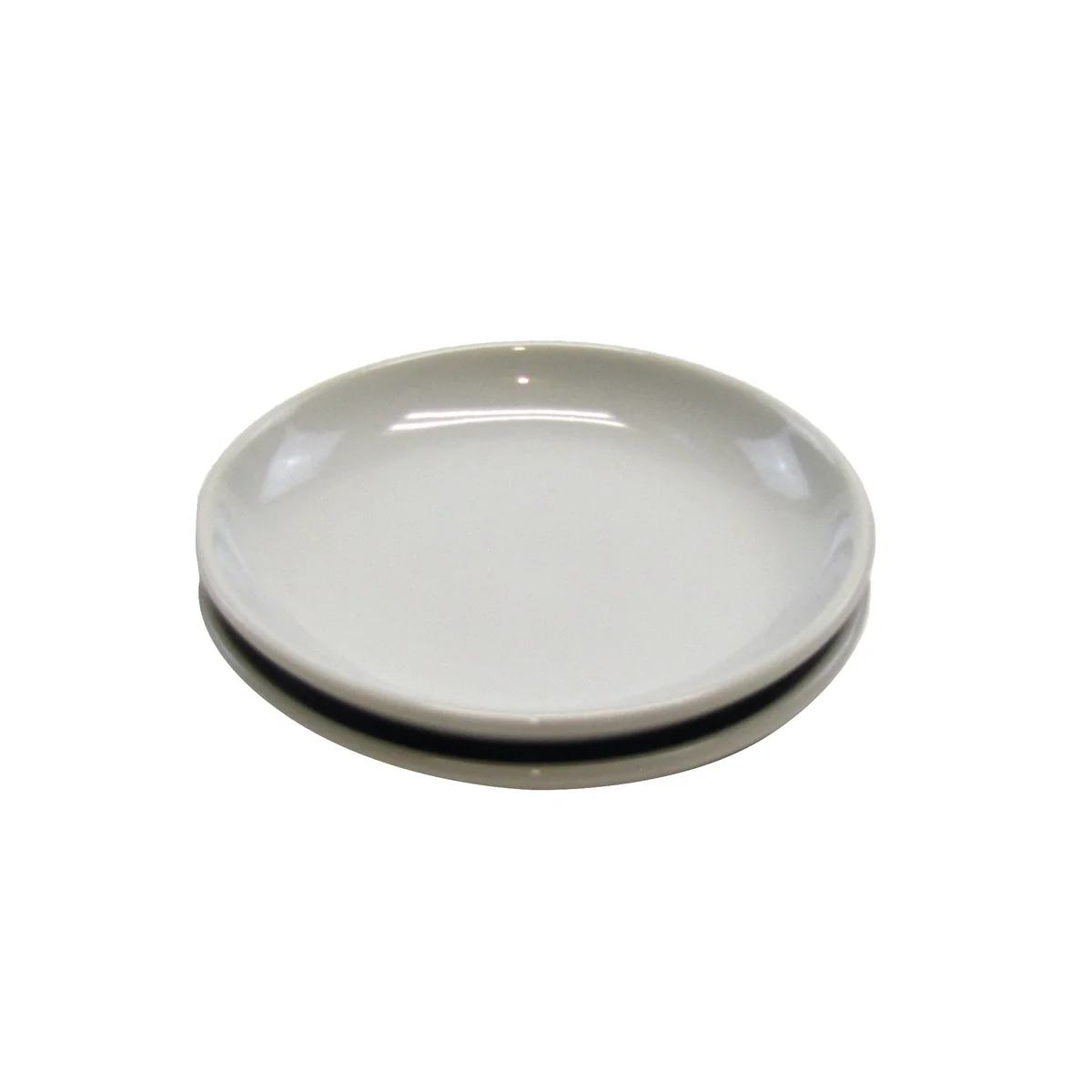 2pc White Ceramic Sushi Soy Sauce Holder Dish Set Porcelain Condiment Dip Plate - Image 4