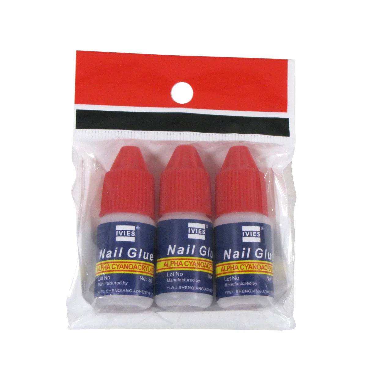 3 Pack Fingernail Manicure Glue Fake False Nails Adhesive Personal Beauty Care - Image 2
