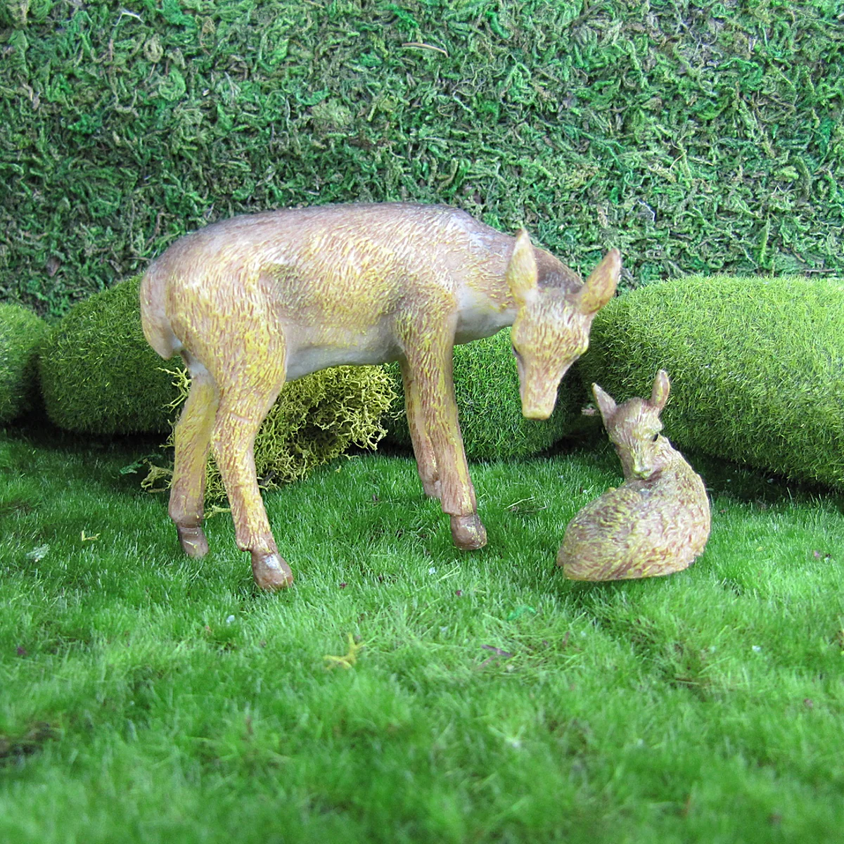 3" Pet Deer Fawn Figurine Outdoor Fairy Garden Decor Accessory Dollhouse Supply - Image 3