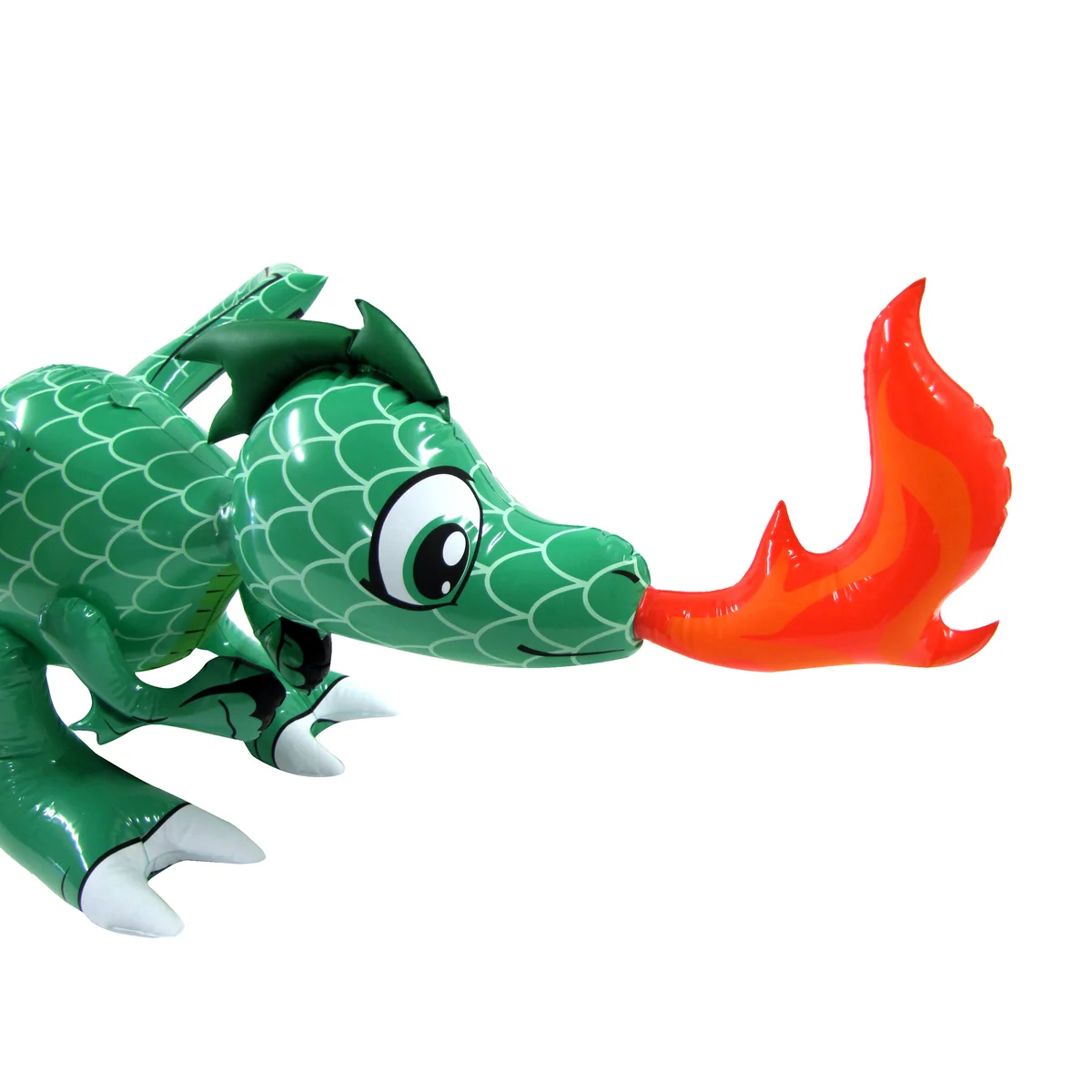 30" Inflatable Green Dragon Swim Pool Water Float Blow Party Decor Toy Floatie - Image 4