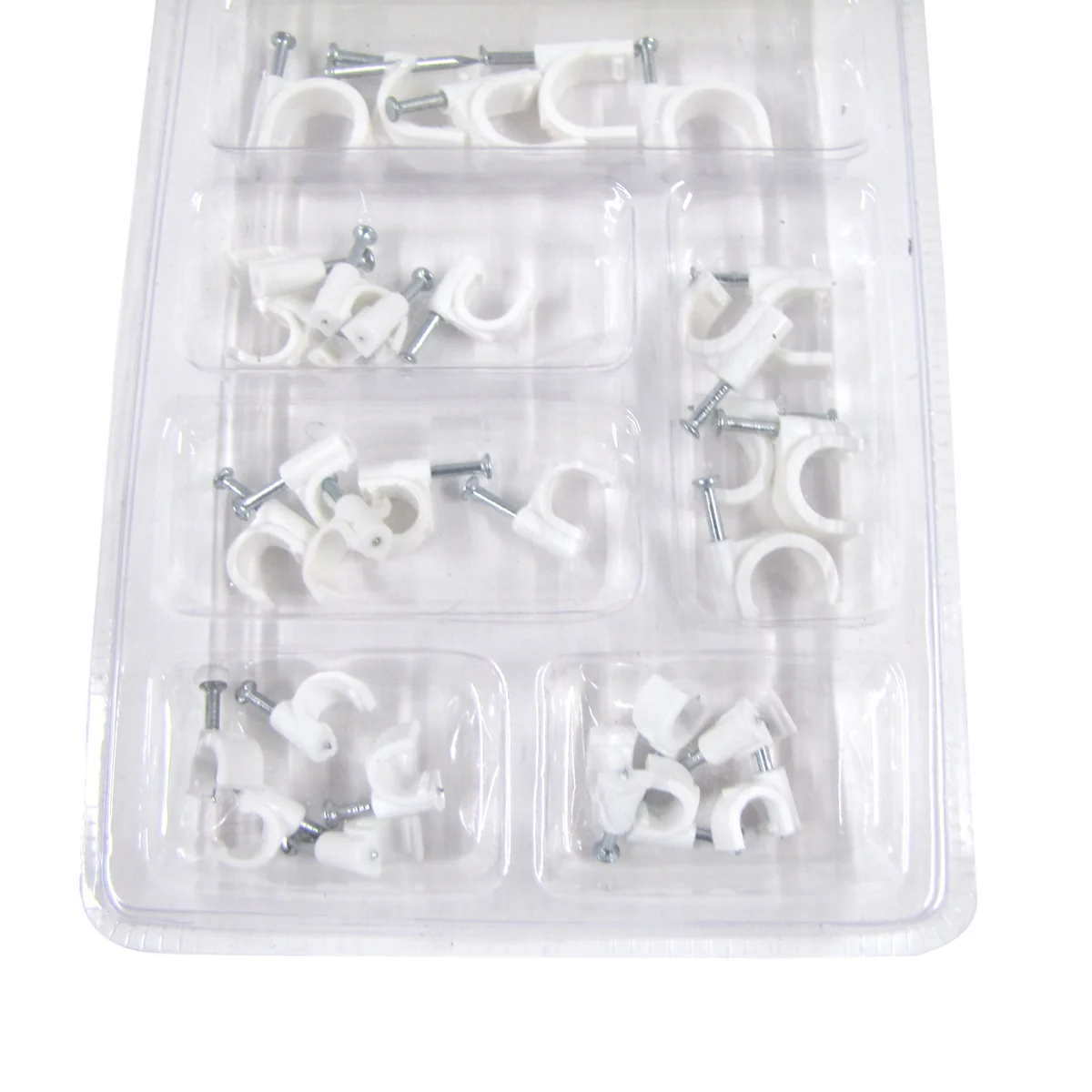 30pc Coaxial Cable Staples Cord Organizer Nail Clips Wire Holder Office Hardware - Image 4