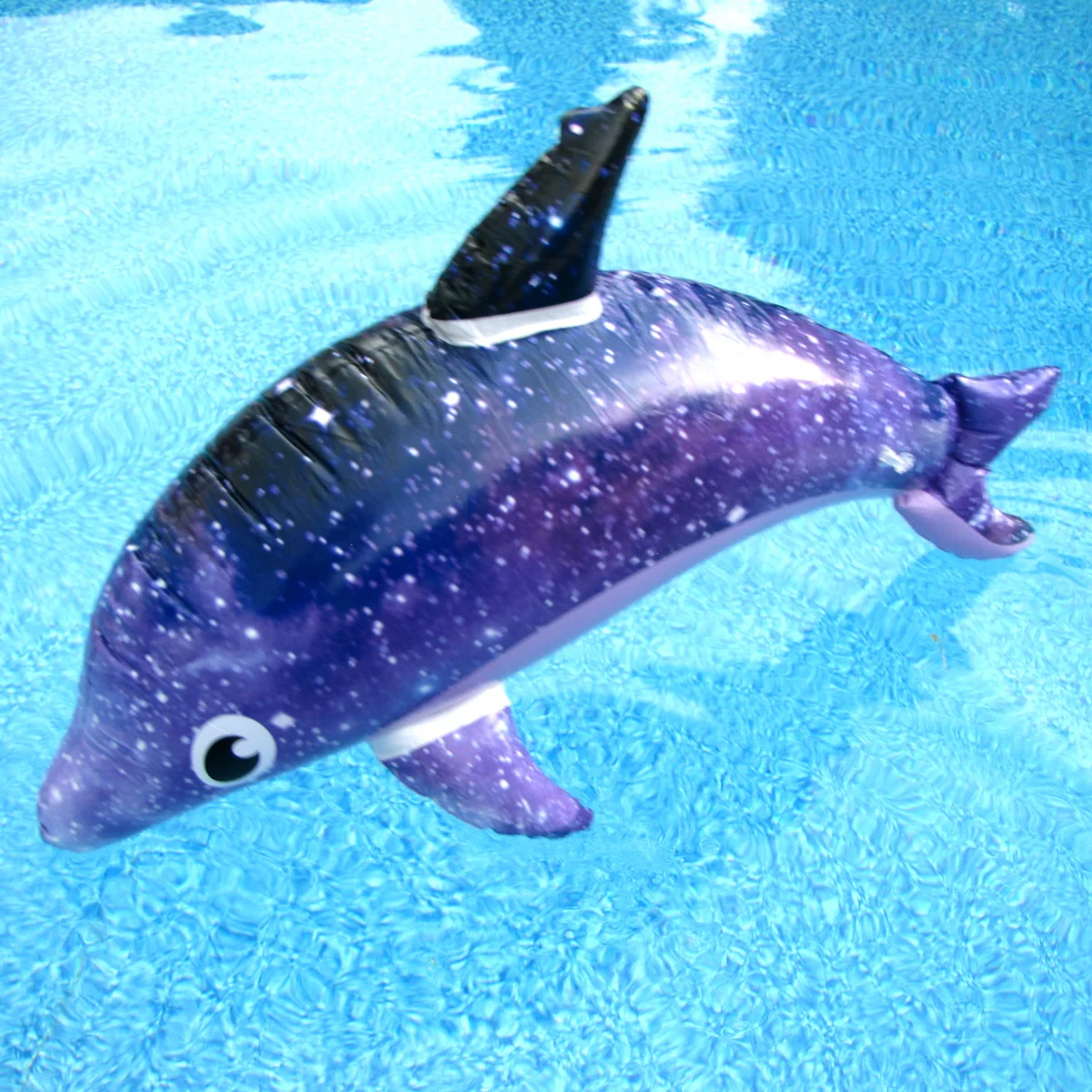 Dolphin Inflatable Pool Float Night Star Sky Water Toy Kids Birthday Party Decor - Image 6