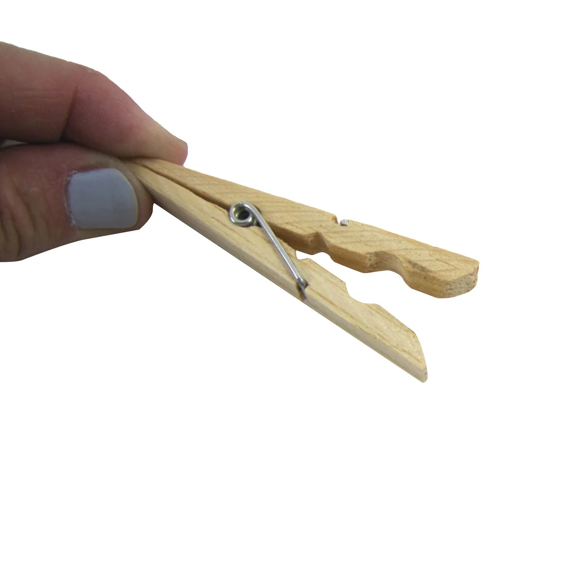 32pc Wooden Laundry Clothespins Wash Hanging Clothing Clips Spring Clothes Pins - Image 5