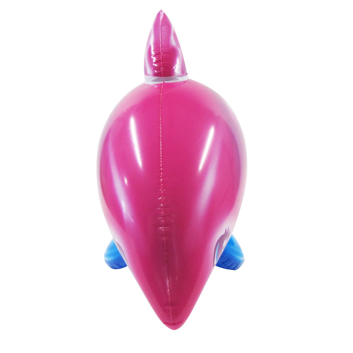 33" Inflatable Rainbow Dolphin Swim Pool Water Float Blow Up Toy Party Floatie - Image 2
