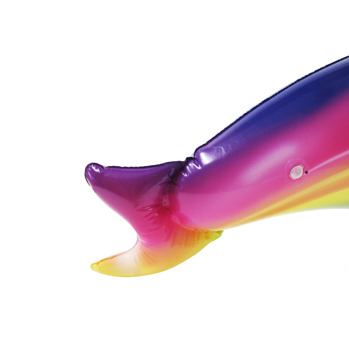 33" Inflatable Rainbow Dolphin Swim Pool Water Float Blow Up Toy Party Floatie - Image 4